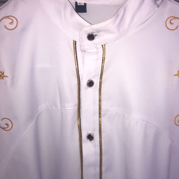 Mariachi Mens Size Large Button Up - Picture 3 of 16